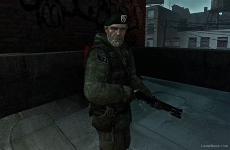 Default Bill With Beta Outfit Left 4 Dead 2 Gamemaps
