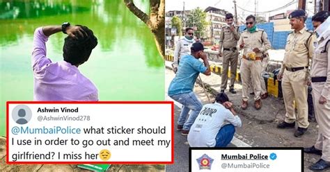 mumbai police gave an epic reply to a guy who wanted to meet his