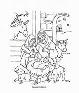 Jesus Coloring Birth Born Pages Drawing Color Baby Miracles Printable Children Ministry Nativity Christmas Loves Getcolorings Print Getdrawings Crafts sketch template