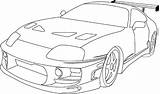 Coloring Toyota Fast Furious Pages Cars sketch template