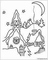 Christmas Pages Eve Coloring sketch template