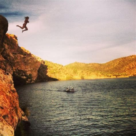 cliff diving in arizona i ll try everything once cliff
