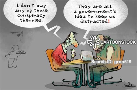 conspiracy theorists cartoons and comics funny pictures from cartoonstock