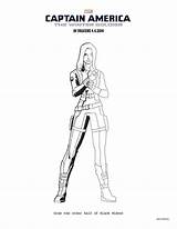 Coloring Soldier Winter Captain America Pages Widow Sheets Marvel Printables Chibi Color Avengers Occupied Printable Print Drawing Until Everyone Keep sketch template