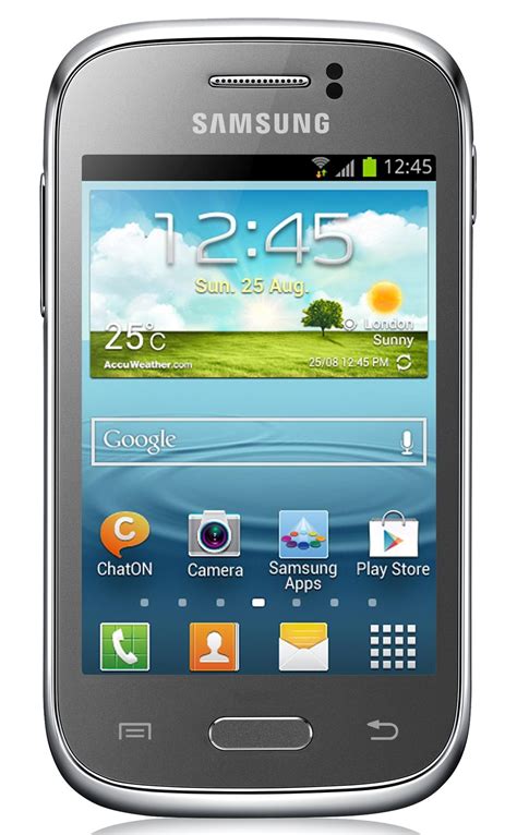 samsung galaxy young  unlocked gsm android cell phone silver
