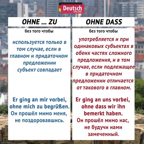 upotreblenie soyuza ohne dass  konstruktsii ohne zu  nemetskom