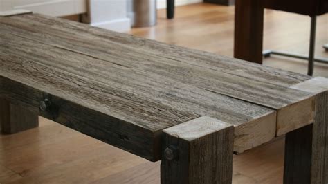 reclaimed coffee table youtube