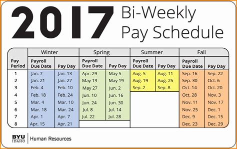 biweekly payroll calendar template  beautiful  bi weekly payroll