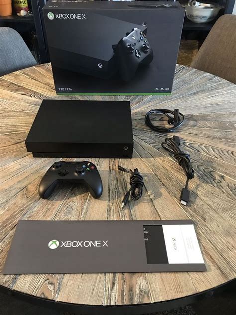 Microsoft Xbox One X 1tb Black Console Xbox One Xbox Console