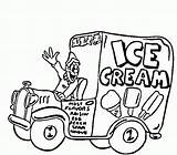 Coloring Ice Cream Truck Pages Popular Coloringhome sketch template