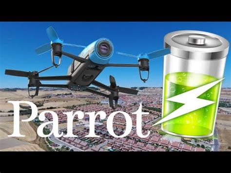 parrot bebop drone  vuelo  bateria alta capacidad youtube