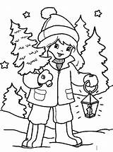 Colorat Craciun Copii Navidad Planse P14 Desene Colorear Primiiani Nena sketch template
