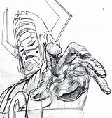 Galactus Coloring Pages Template Sketch sketch template