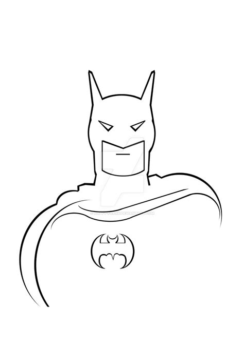 batman outline  happy frank  deviantart