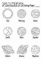 Printable Preschool Coloring Planets Pages Worksheets Space Kids Worksheeto Via sketch template