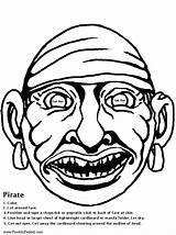 Coloring Mask Masks Halloween Scary Cliparts Grandma Pages Printable Pirate Pheemcfaddell Colouring Library Clipart sketch template