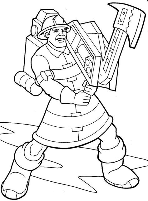 rescue heroes colouring pages coloring home