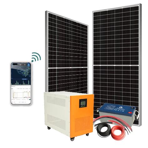 kva kw  grid solar panel system kit  home powersingle phase solar systemtanfon solar