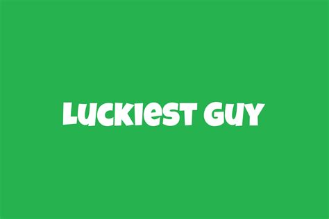 luckiest guy fonts shmonts