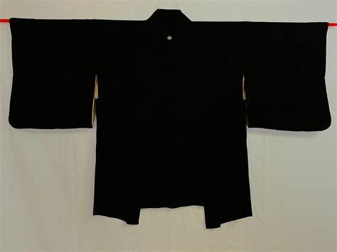 plain black haori black dress jacket etsy