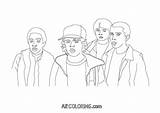Coloring Stranger Things Pages Popular sketch template