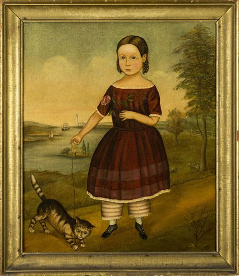 folk portrait search results northeast auctions american folk art