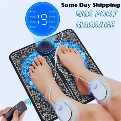 Relax And Revitalize With Ems Foot Massagers Mat 8 Modes And 19