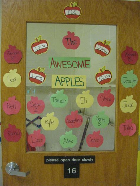 apples door names apple teaching sharon