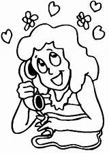 Telefone Falando Desenho Namorado Mulhes Tudodesenhos Leprechaun Flute sketch template