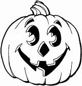 Pumpkin Coloring Pages Halloween Funny Cartoon Printable Template Drawing Popular sketch template
