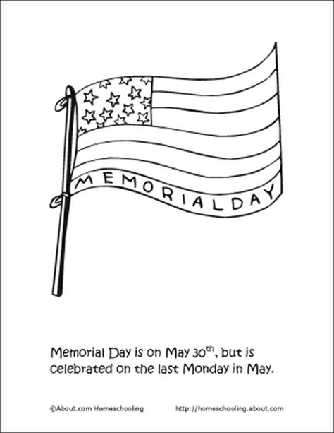 learn  memorial day   printables memorial day coloring