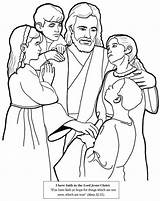 Jesus Lds Praying Clipart Kids Colouring Sacrament sketch template