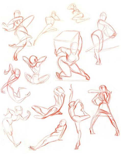 Female Body Positions For Drawing Printable Design Tips
