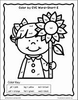 Coloring Word Pages Cvc Worksheets Color Fall Family Short Sheet Kids Learning Use Classroom Getdrawings Getcolorings Mamaslearningcorner sketch template