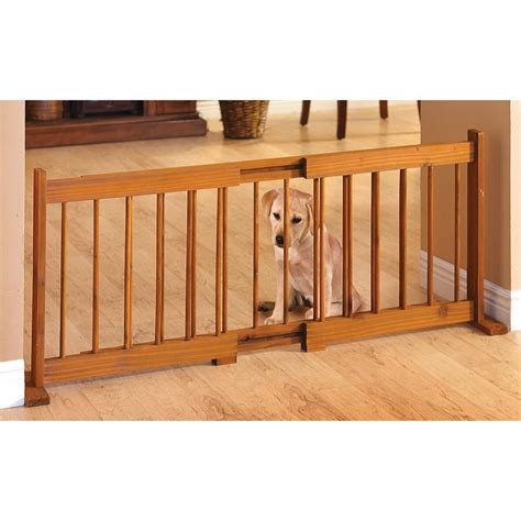 expandable wooden pet gate  pet gates ramps steps