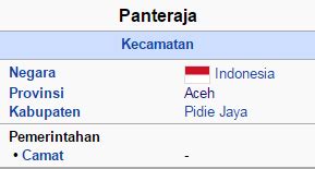 kode pos kecamatan panteraja kabupaten pidie jaya kode pos indonesia