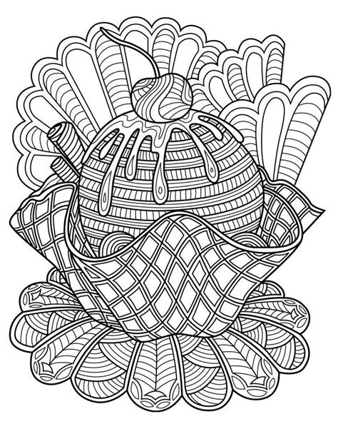 pin  christine    colour mandala coloring pages food