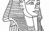 Coloring Mask Tutankhamun Printables Egyptian Tut King Printable Print Fun Color Masks Medium sketch template