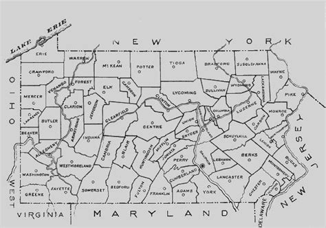 pa state archives pennsylvania municipality incorporation  map