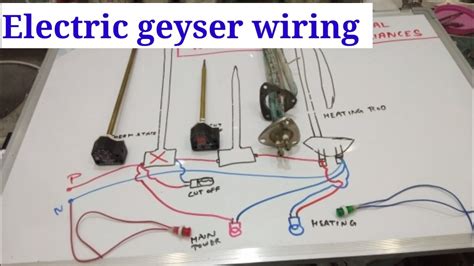 electric geyser wiring diagram full detail water heater wiring youtube