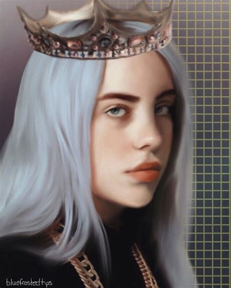 pin  bangtanbts  billie eilish artedit billie eilish billie crown