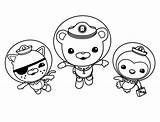 Octonauts Coloring Pages Octopod Getcolorings sketch template