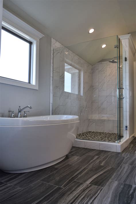 glass shower large master bath shower freestanding master bathtub