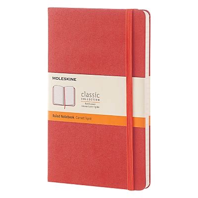 moleskine large hardcover ruled notebook reviews