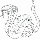 Snake Coloring Pages Scary Colouring Print Getdrawings sketch template