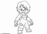 Chucky Coloring Pages Paint Printable Kids Adults Color Print sketch template
