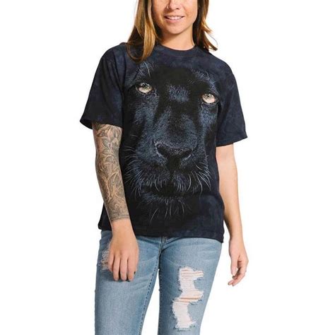 panther gaze  shirt med imponerende sort panter