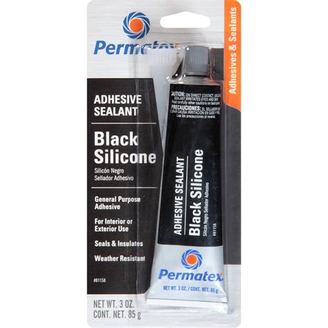 permatex black silicone adhesive sealant  walmartcom