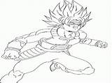 Coloring Dragon Ball Pages Super Saiyan Bardock Library Clipart Line sketch template