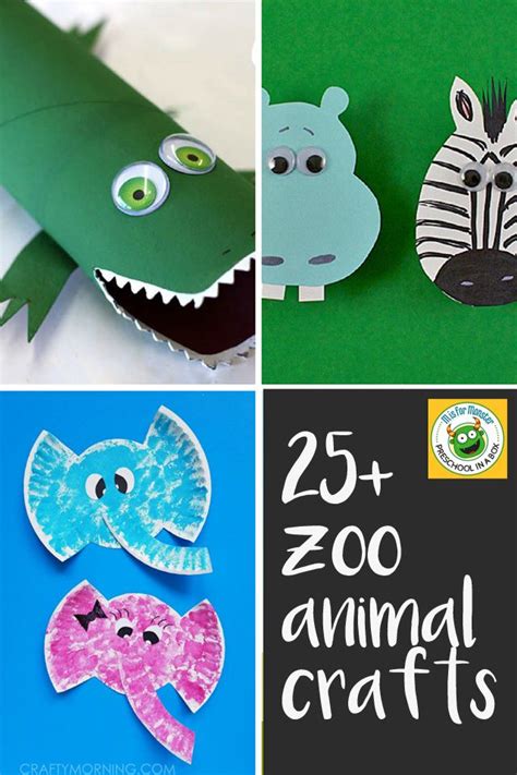 zoo animal crafts  kids  love   zoo animal